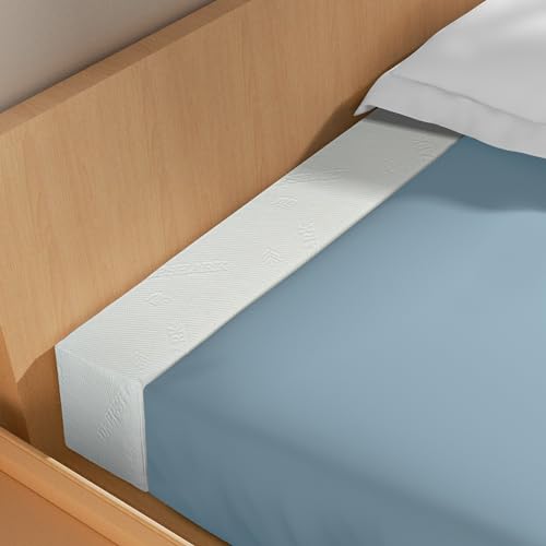 White Mattress Gap Filler for King Bed - 78x6x12 Inches Bed Extension Seams