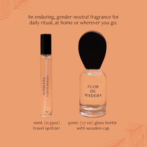 Nopalera Flor De Madera Eau De Parfum Travel Spray 10ml - Woody Floral Fragrance