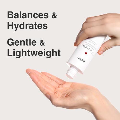 b.glen Facial Moisturizing Toning Lotion from Japan | Dry Skin | Sensitive Skin | Bentonite | Hyaluronic Acid | b.glen Clay Lotion 120mL/4.06fl.oz.