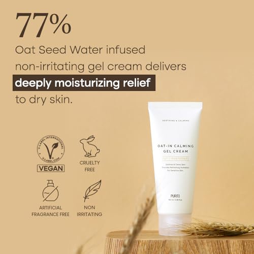 PURITO Centella Unscented Serum, Oat-in Calming Gel Cream & Best Kit