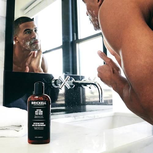 Men's Anti-Aging Face Wash Foaming Gel - Scented, 4oz, Pack of 1