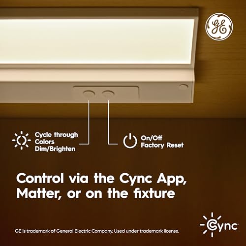 24 Inch Smart LED Under Cabinet Light Bar - Color Changing, Wi-Fi Compatible