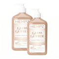 Bergamot & Warm Vanilla Hempz Glow Getter Body Lotion Set - 17 oz. 2 Pack