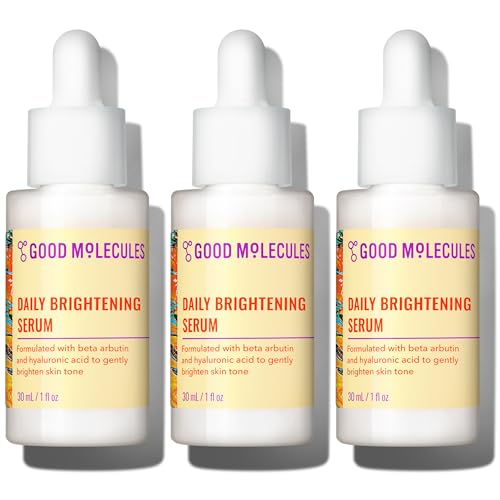 Good Molecules Daily Brightening Serum 1 Fl Oz Pack of 3 - Vitamin C & Hydration