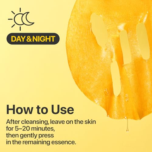 Vitamin Boost Sheet Mask Pack of 2 - Glutathione & Vitamin C for Radiance & Hyperpigmentation