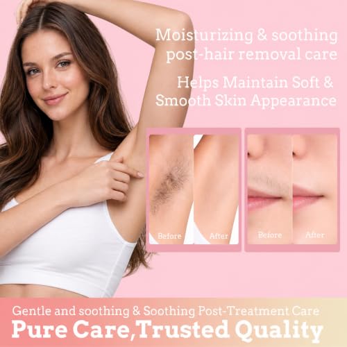 Cyperus Rotundus Hair Removal Oil with Rose Quartz Roll-On - Pink, 2 Fl Oz (Pack of 2)