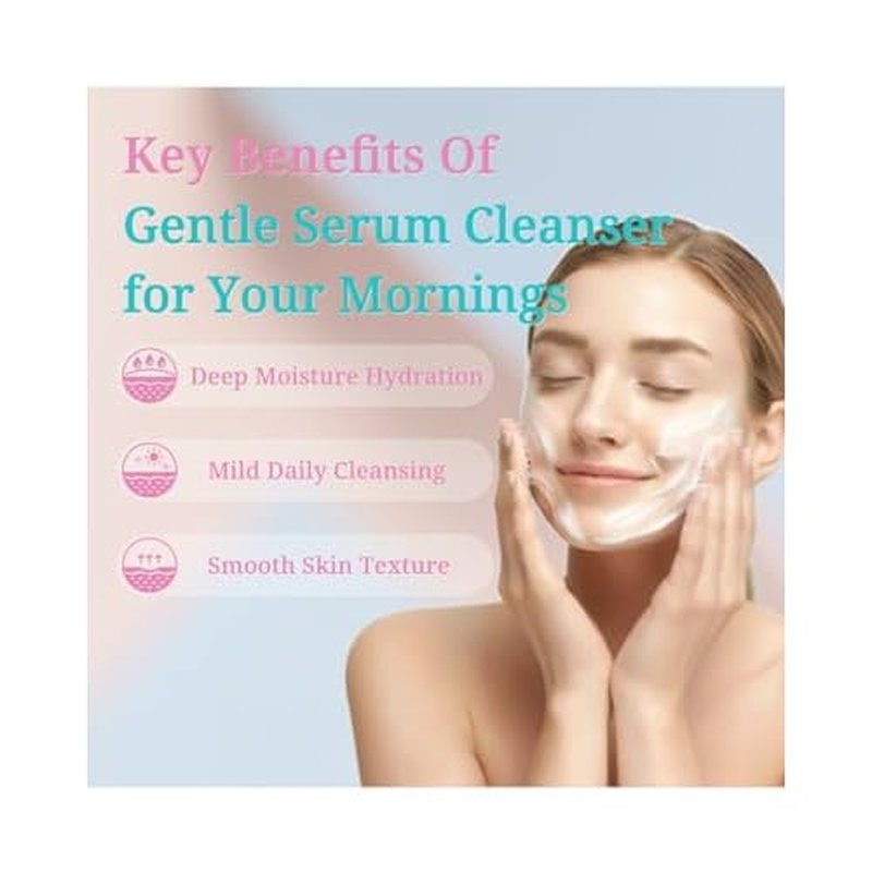 Hydrating Pink Aloe Gel Cleanser, Low pH Daily Face Wash with Probiotic Ferment & Hyaluronic Acid to Nourish Skin, Non-Stripping Foaming Korean Cleanser, 5.07 fl oz