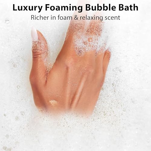 Deep Sleep Melatonin Bubble Bath with Lavender Chamomile - Moisturizing Relaxing Spa Gift