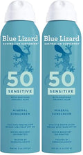 Blue Lizard Mineral Sunscreen Spray SPF 50+ 5 oz Pack of 2 - Water-Resistant, Sensitive Skin