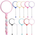 Framendino, 10 Pack Beaded Bar Handheld Mirror Mirrors Mini Round for Travel DIY Crafts Colors