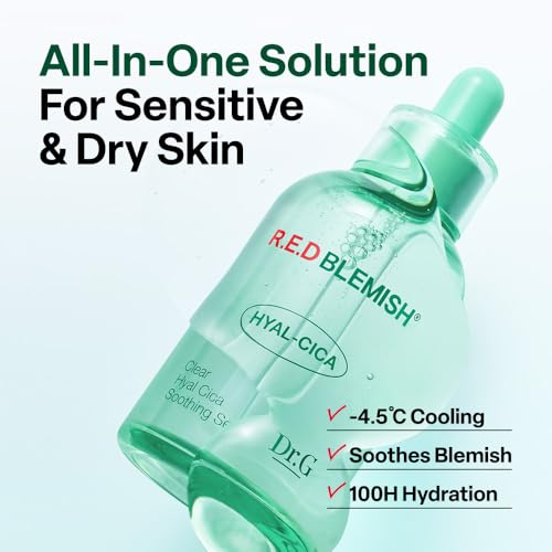 Dr.G R.E.D. Blemish Clear Hyal-Cica Facial Serum 1.69 fl oz - Hydrating & Soothing Skincare