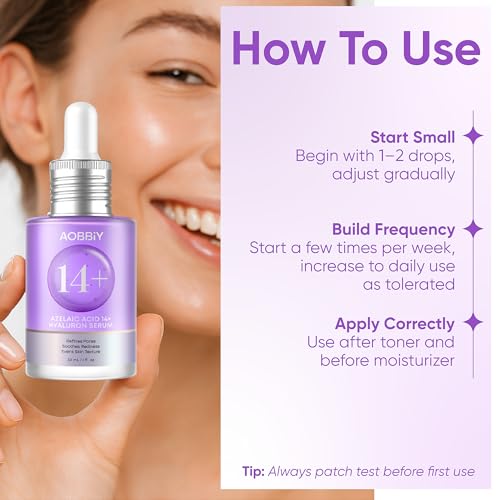 Azelaic Acid Serum for Face ? Redness-Soothing Facial Serum with Niacinamide & Hyaluronic Acid, Gentle After-Spot Care for Sensitive-Looking Skin, 30 ml / 1.01 fl. oz. (1 Fl Oz (Pack of 1))