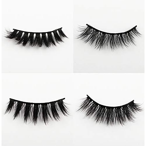 Newcally Faux Mink Lashes Pack 20 Pairs Wholesale False Eyelashes Dramatic Long Wispy Fake Eye Lashes Bulk