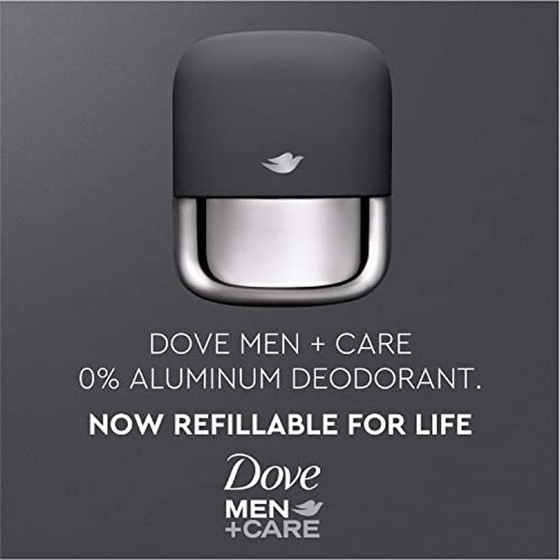 Dove Men+Care Deodorant Refill 0 percent Aluminum Clean Touch Aluminum Free Deodorant 1.13 Ounce (Pack of 2)
