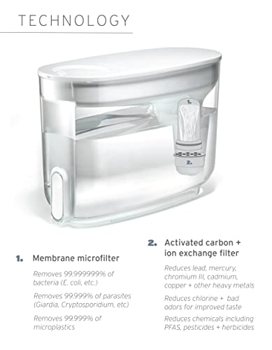 LifeStraw Home 18-Cup BPA-Free Water Filter Dispenser with Microfilter