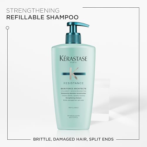 KÉRASTASE Resistance Strengthening Shampoo for Damaged Hair 16.91 Fl Oz