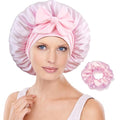 Mulberry Silk Sleep Bonnet Set D - Women’s Luxury Hair Protection