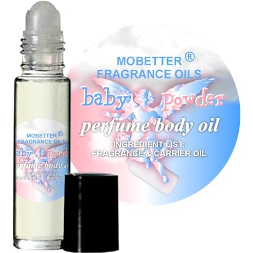 MOBETTER FRAGRANCE OILS Powder Fresh Scent & Baby Powder Perfume Body Oil for Unisex