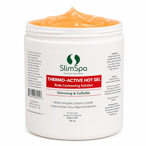 Slim Spa Thermo-Active Hot Gel 16 oz for Inch Reduction & Cellulite