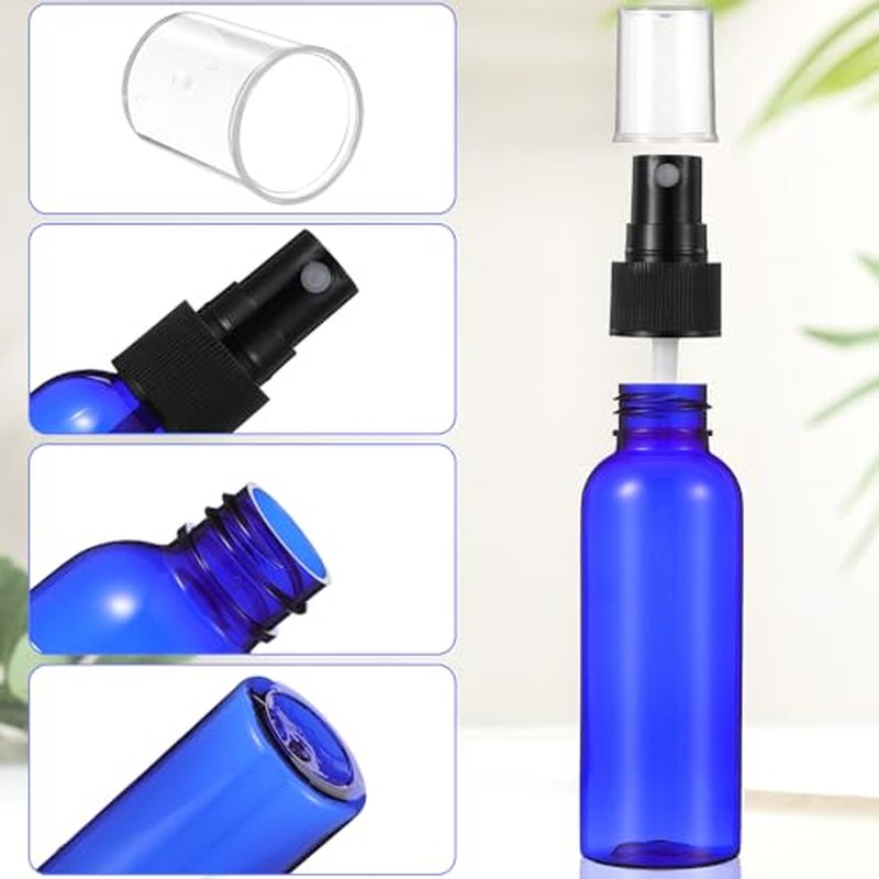 100 Pieces 10 ml Spray Bottles Plastic Perfume Bottles Empty Fine Mist Perfume Bottle for Essential Oils Supplies(Assorted Color)
