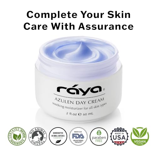 Azulen Day & Night Facial Moisturizer for Sensitive Skin by Raya