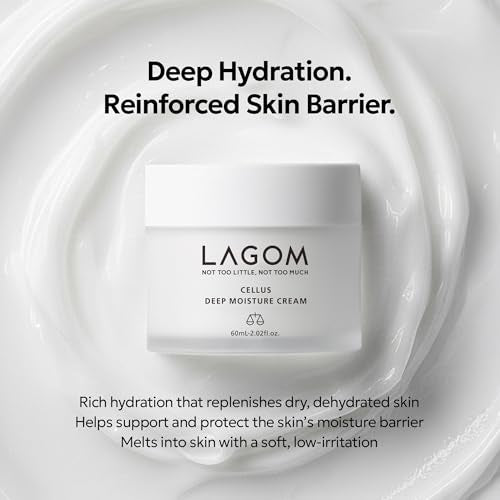 Deep Moisture Cream with Ceramide and D-Panthenol - Hydrating Face Moisturizer