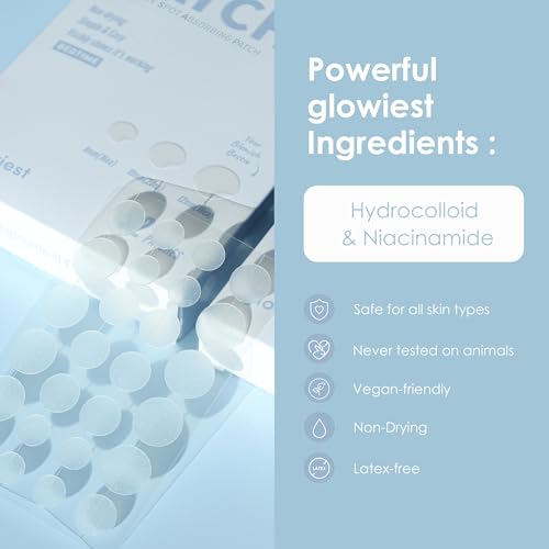 ASAP Active Spot Patches 8/10/12mm – 52 Hydrocolloid Acne Patches Pack of 2 ( variation: 133 x 80 x 18 mm )