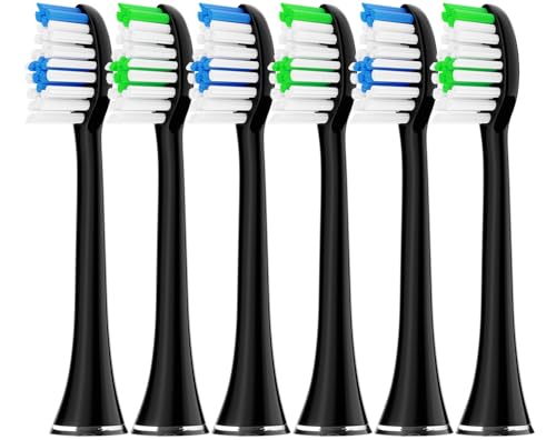 Acteh Genuine Toothbrush Heads for Sonic Edge & JetWave - Black6