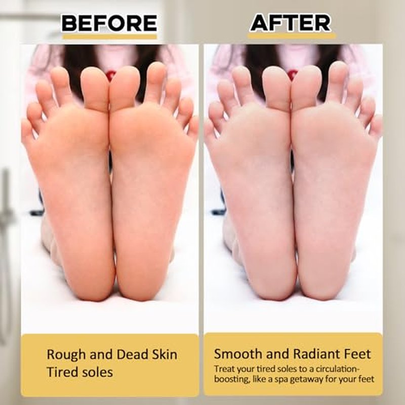 Extra Thicker & Larger Foot Scrubber Mat for Shower, Silicone Back Body Exfoliator Massager Cleaner Washer with Non Slip Suction Cup, Exfoliating Scrub Brush Pad for Women Men Elderly