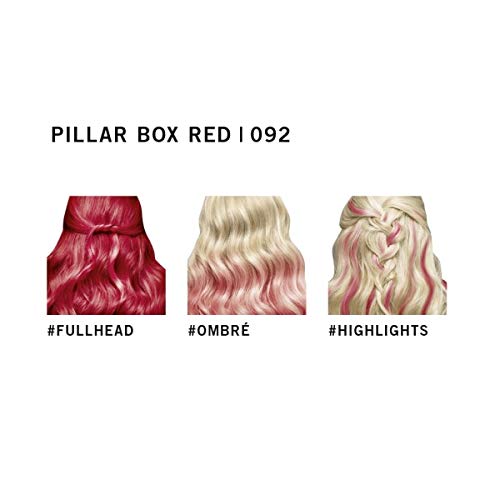 Schwarzkopf Live Ultra Brights Pastel Hair Color Pillar Box Red 92 - Pack of 3