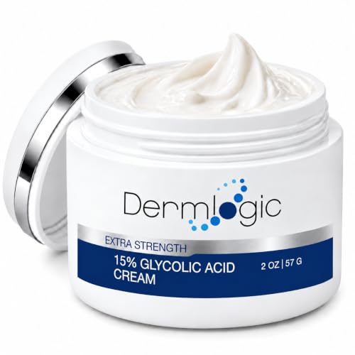 Glycolic Acid 15% Face & Body Exfoliating Cream for Anti-Aging & Brightening