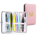 Initial M Tweezers with Mirror for Women Facial Hair, Best Gifts for Teen Girl/Daughter/Friend/Mom/Bridesmaid/Wife/Girlfriend, Unique Gift for Birthday/Anniversary/Mothers Day/Valentines Day/Christmas