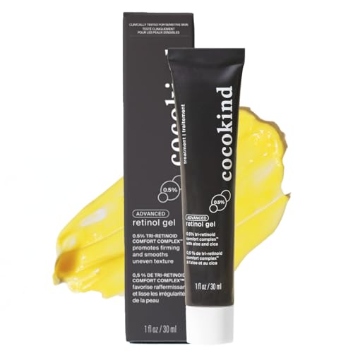 Cocokind Advanced Retinol Gel 0.5% - Sensitive Skin, 1 Fl Oz (Pack of 1)