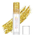 Gold Body Glitter Stick,Sparkling Neon Outfit Party Holographic Sequins Paint Mardi Gras Accessories Face and Body Glitter Gel Makeup.