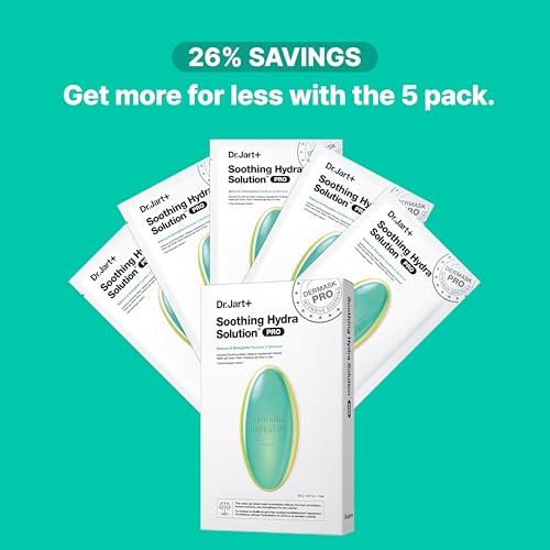 Hydrating & Soothing Face Sheet & Mud Masks Set - 5 Pack - Skin Barrier & Pore Purifying