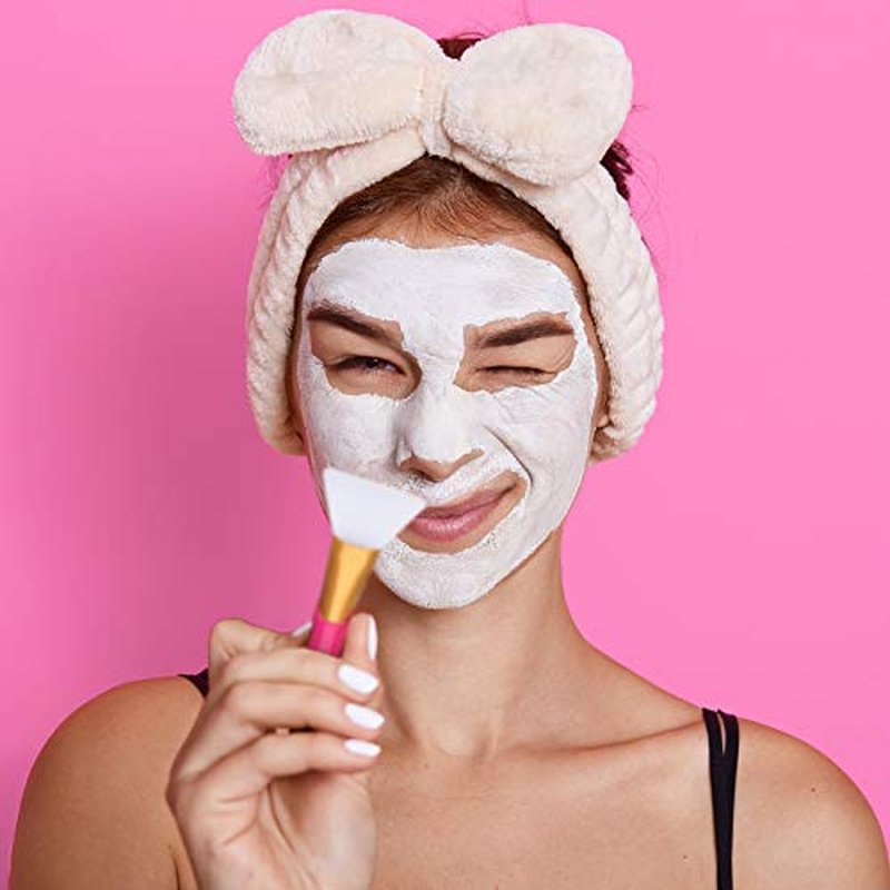 30 Pieces Silicone Face Mask Brushes Soft Silicone Facial Mud Applicator Clay Tools Face Mask Beauty Tools for Sleeping Mask, Mud Mask, Hairless Body Lotion and Body Butter, 5 Colors (Pack of 2)