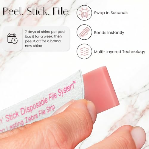 Tammy Taylor 100 Grit Acrylic Nail Files Pack of 25 Pink Emery Boards for Nails