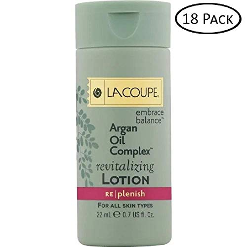 LA Coupe Revitalizing Argan Oil Body Lotion Set - 18 Pack, 0.75 Oz Each