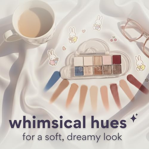 Dearcloud Miffy Sky & Shadow Eyeshadow Palette 10-Pan - Artist Bun Variation