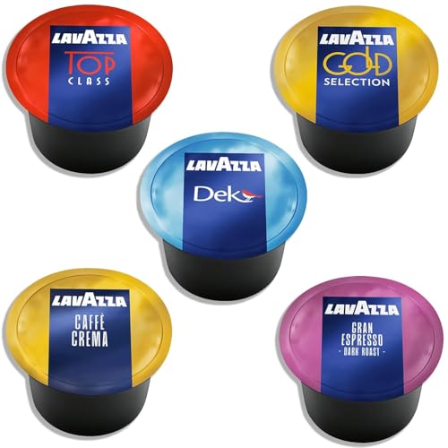 Lavazza Blue Coffee Capsules Variety Pack - 100 Pods (20 Each Flavor) - Compatible with LB Machines