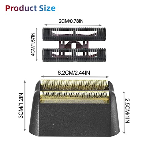 Black 3 Pack Replacement Foil for Wahl Professional 5-Star Finale Shaver