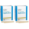 ForPro Professional Collection Premium Wood Applicators, Non-Sterile, Hair Removal Waxing Sticks, Large, 6" L x .75" W, 6 Inch, 500 Count (Pack of 2)