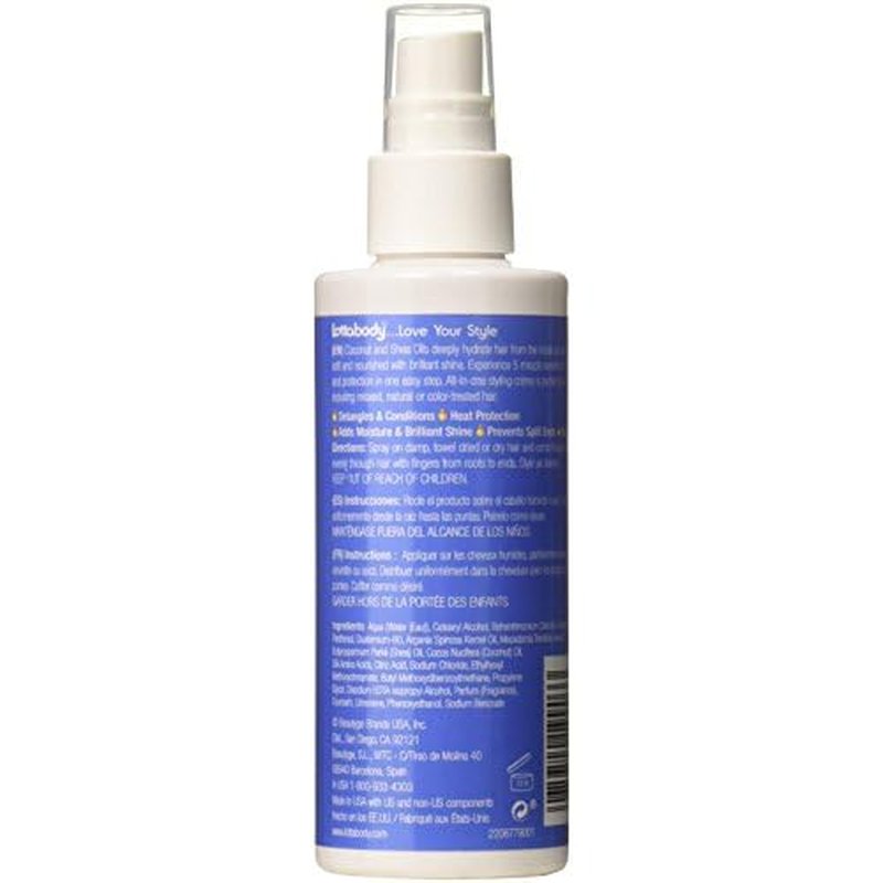 Lottabody Love Me 5 in 1 Miracle Creme, Heat Protection For a Moisture & Brilliant Hair, 5.1 Fl Oz (Pack of 2)
