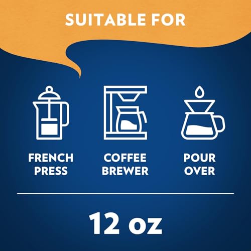Lavazza Costiera Gran Aroma Ground Coffee 12oz Pack of 6 - Light Roast, Arabica, Drip Brew
