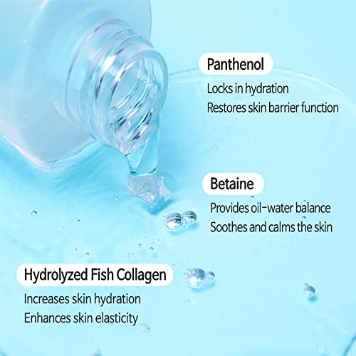TIAM Vita B5 Toner, Hydrating & Low pH Facial Toner with Panthenol, Betaine & Collagen, Lightweight Moisture Boost for Dry & Sensitive Skin, Korean Skincare 6.08 fl.oz. 180ml