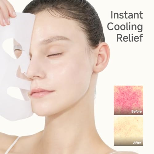 CANDORLOV Spotlight Collagen Face Mask - Brightening, Cooling & Hydrating Sheet Mask for Dark Spots