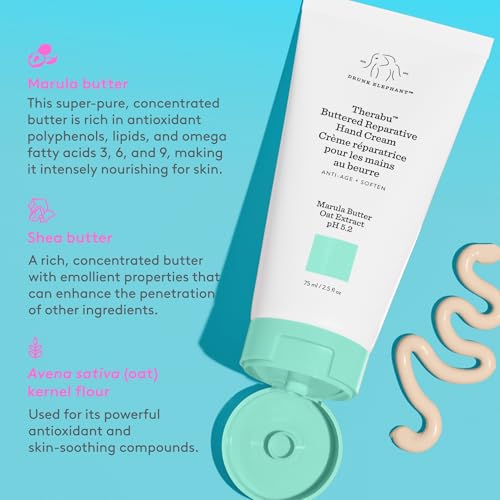 Drunk Elephant Therabu Hand Cream 75ml - Rejuvenating & Cruelty-Free Skin Care