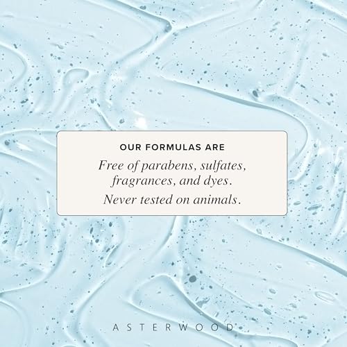 Asterwood Gel Cleanser for Skin Barrier Repair - Hyaluronic Acid Face Wash with Ceramides & Niacinamide - Gentle Facial Cleanser to Remove Makeup & Excess Oil - Hydrating, Fragrance-Free - 5 Fl Oz
