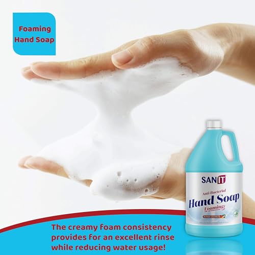 Antibacterial Foaming Hand Soap Refill with Aloe Vera Mango Coconut 128 Fl Oz