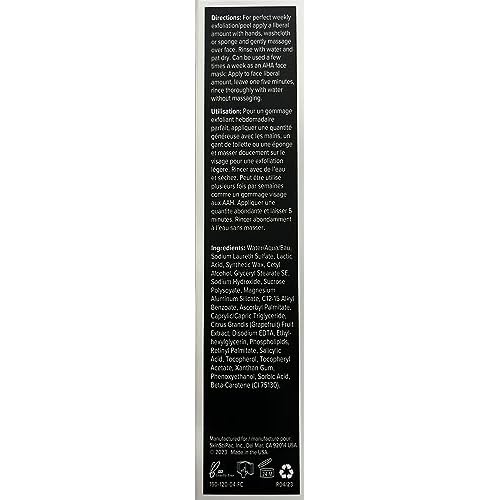 Priori Skincare Peel and Scrub for Face and Body - Lactic Acid Retinol Vitamin C, E At-Home Microdermabrasion Anti-Irritant Dermatologist Tested